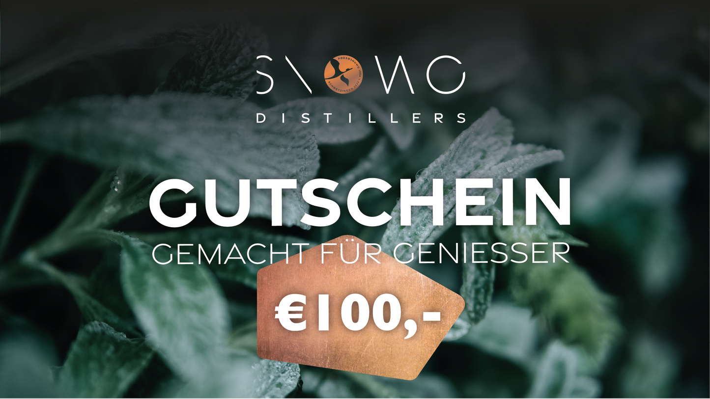 Gutschein SNOWO Distillers 100Euro