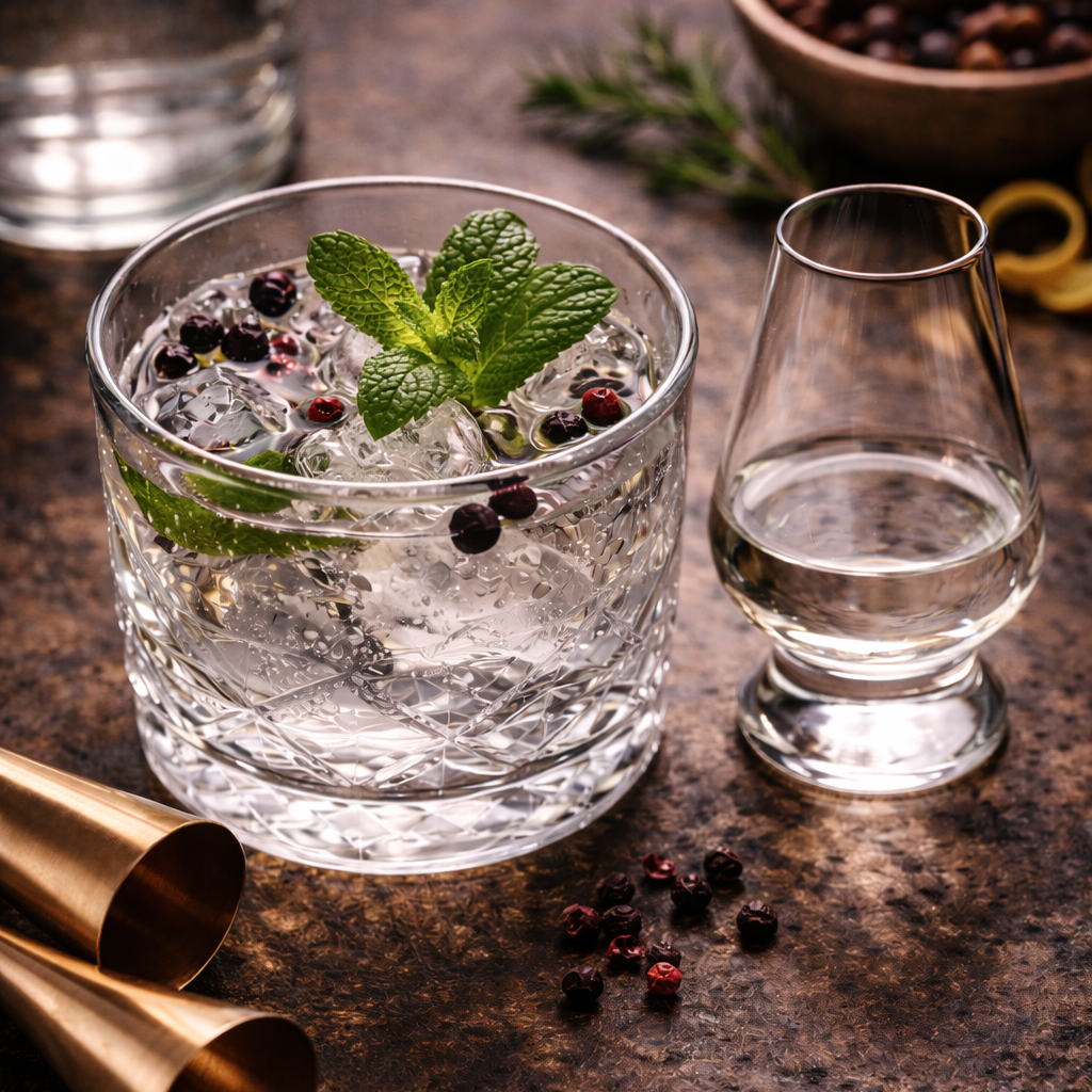 Premium Genussmoment mit SNOWO Gin – Cocktail, Zutaten und Lifestyle im Detail