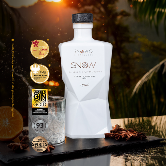 SNOW365 Gin mit Award Badge – hochwertiger Premium Gin Deutschland